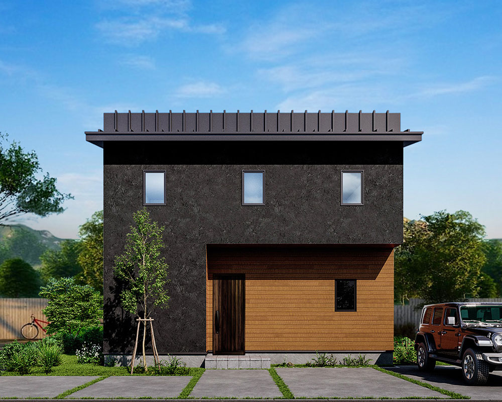 収納アイデア満載のヴィンテージライクなシンプルモダンの無垢の家