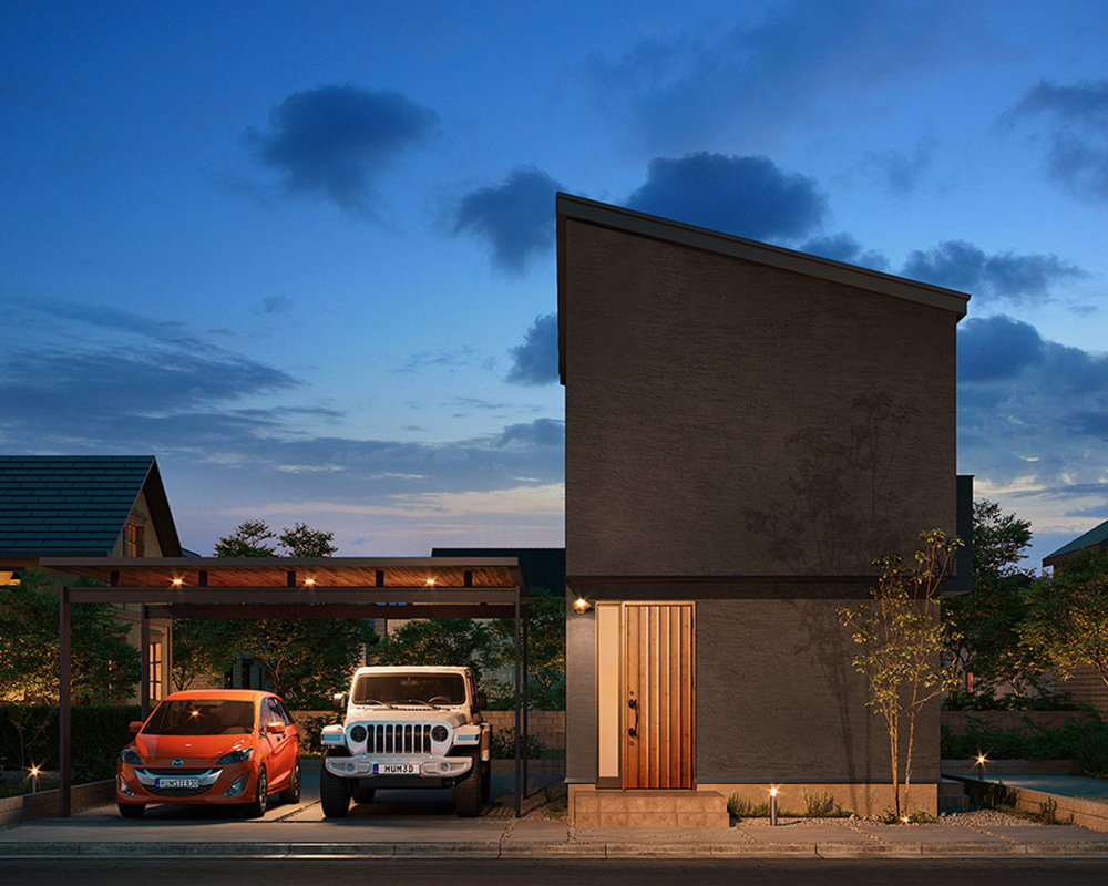 「わたし時間」も「家族時間」も豊かになるシンプルモダンの無垢の家【事前予約制】