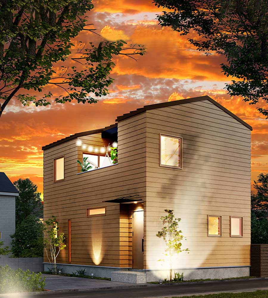 設計士が住まうシンプルでナチュラルモダンな無垢の家