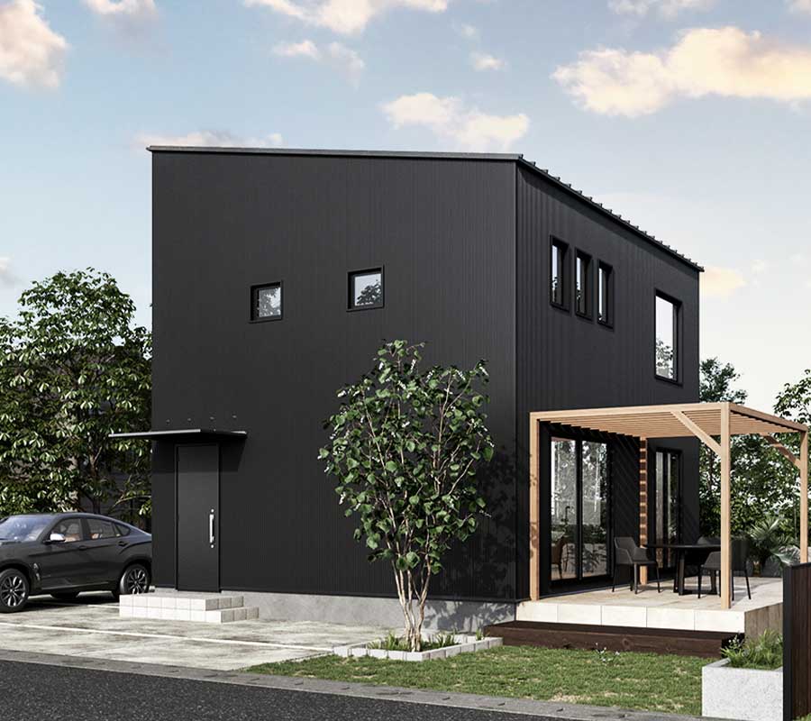 自然素材溢れる大人かっこいいシンプルモダンの無垢の家