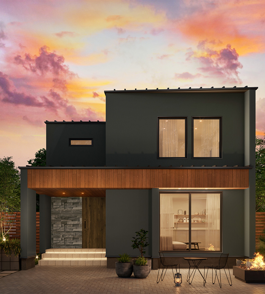 自然素材を使ったアーバンリゾートな無垢の家