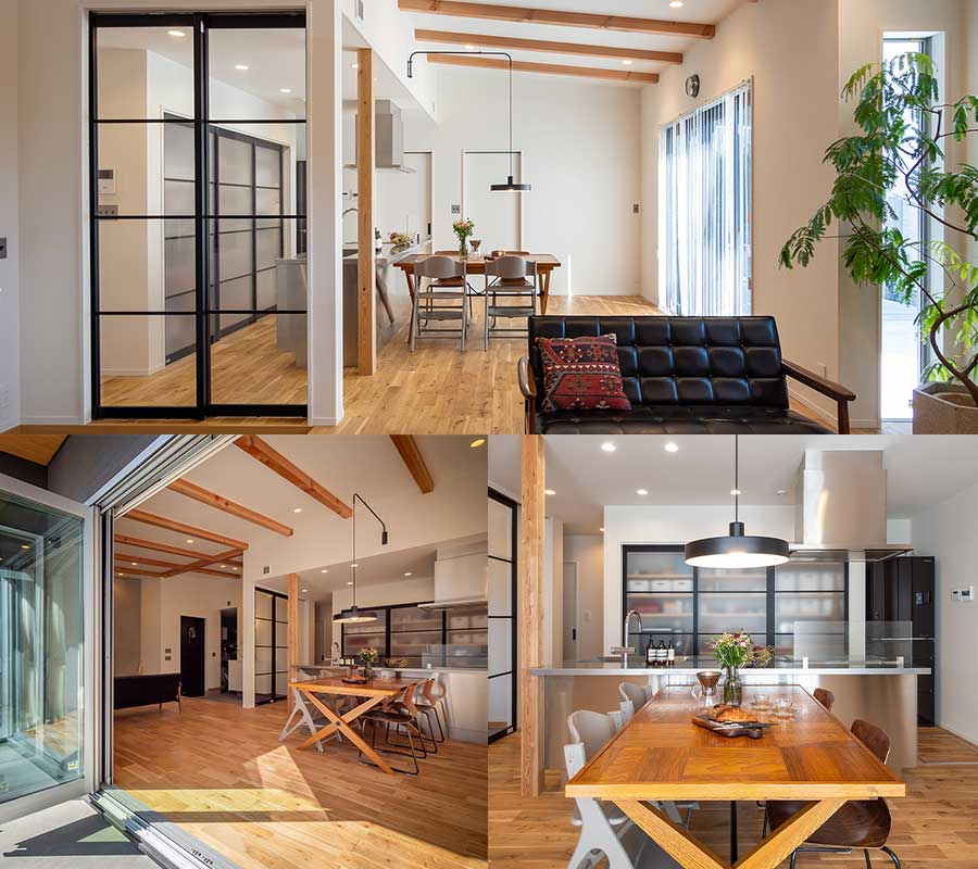 子供がのびのび育つ開放的な平屋住宅