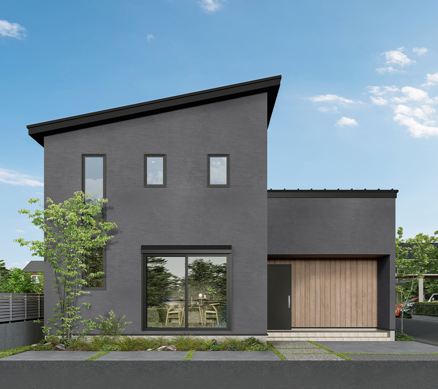 吹き抜けが開放的なデザイナーズ注文住宅