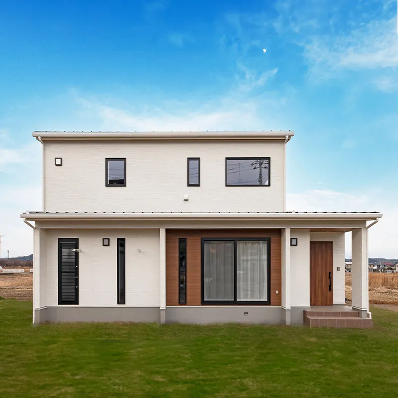 吹き抜けの開放感が家族を繋ぐ回遊動線の家