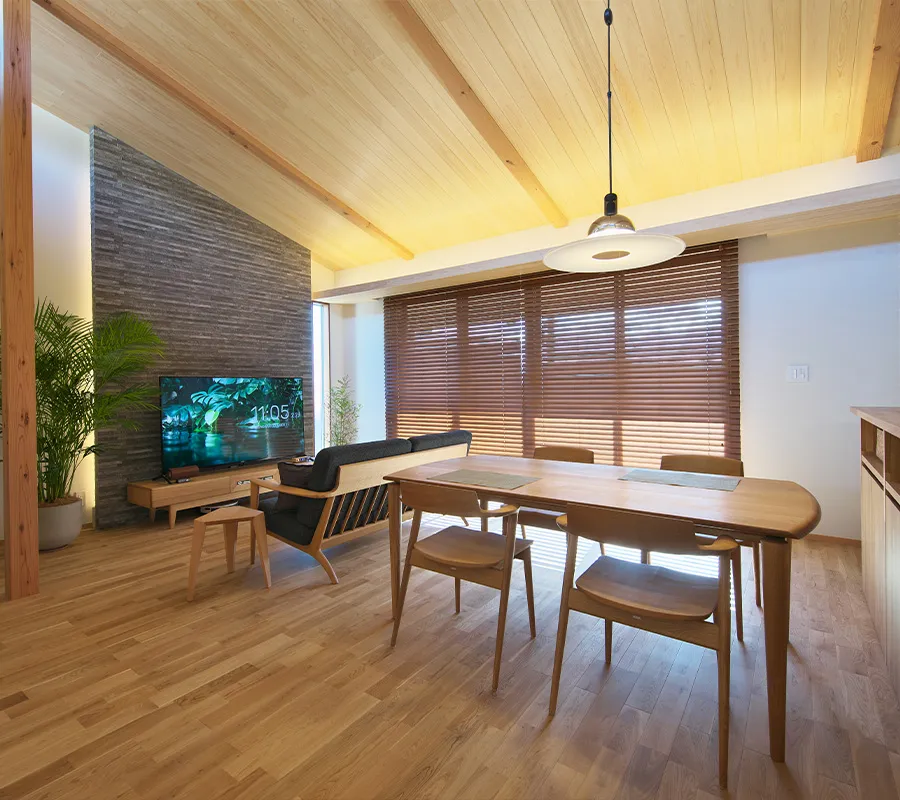 家事動線抜群の平屋住宅