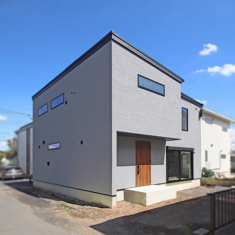 玄関土間がある回遊動線の家