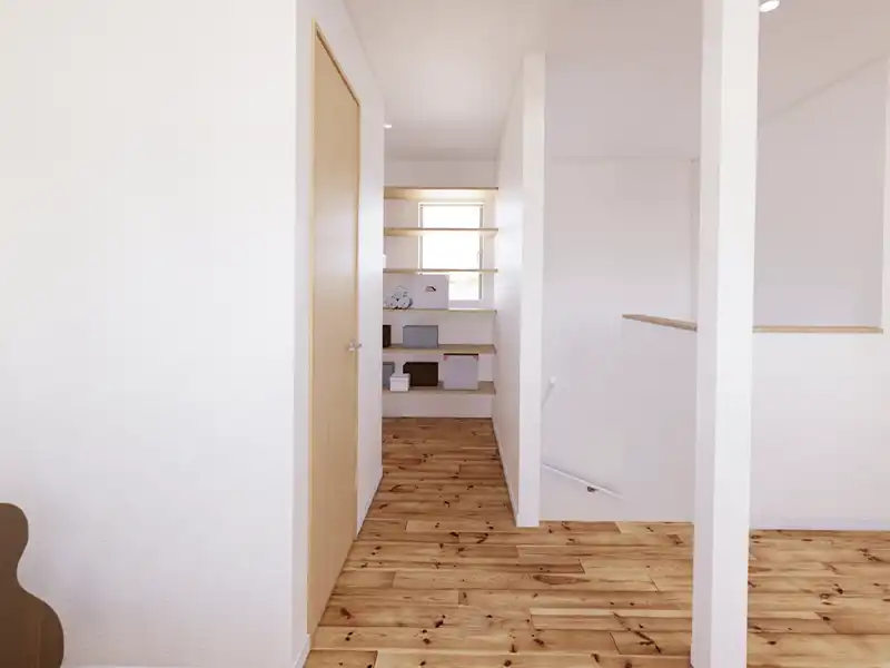 収納に大活躍する便利な納戸