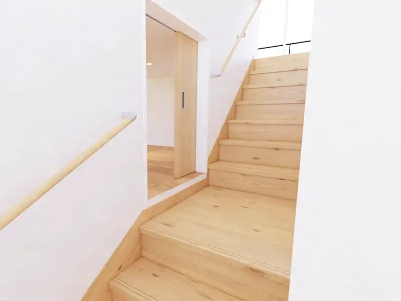 1階と2階の間にある蔵のような収納