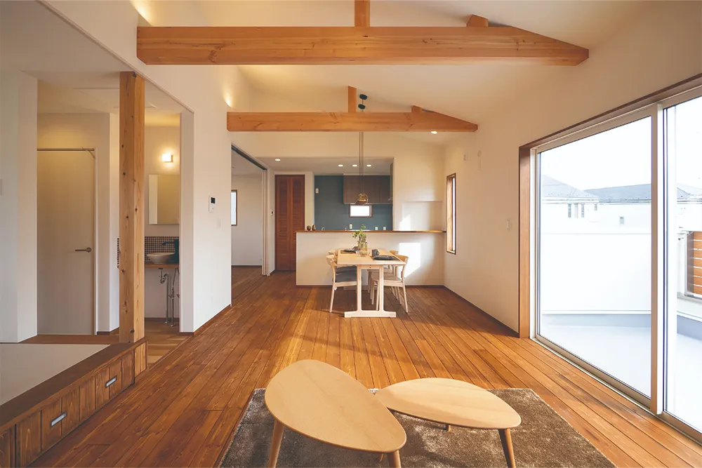 広々土間収納で趣味を楽しむナチュラルシックな家