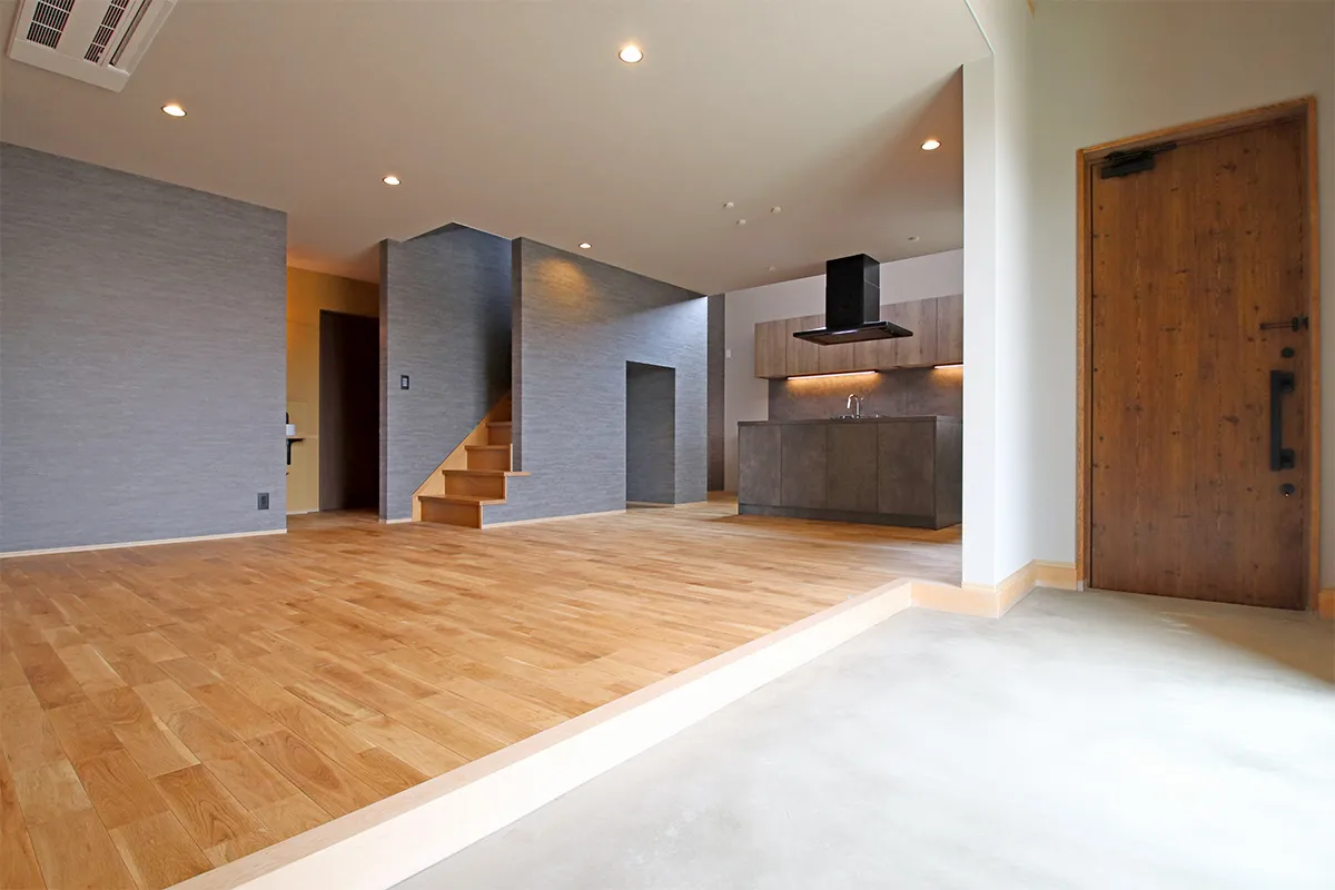 2つの吹き抜けでコミュニケーションはずむ2世帯住宅