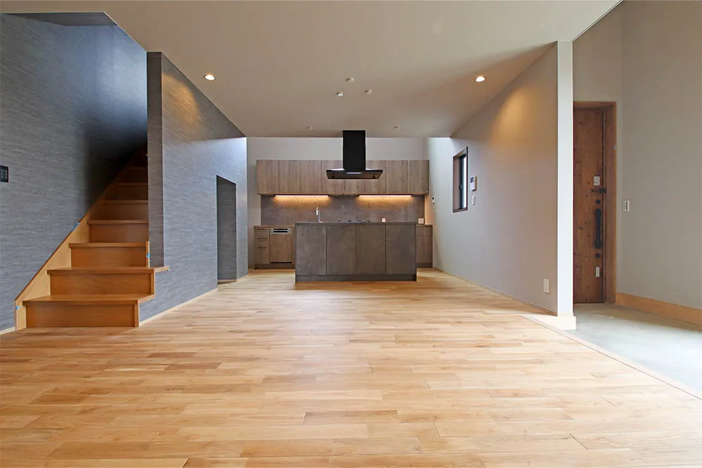 2つの吹き抜けでコミュニケーションはずむ2世帯住宅