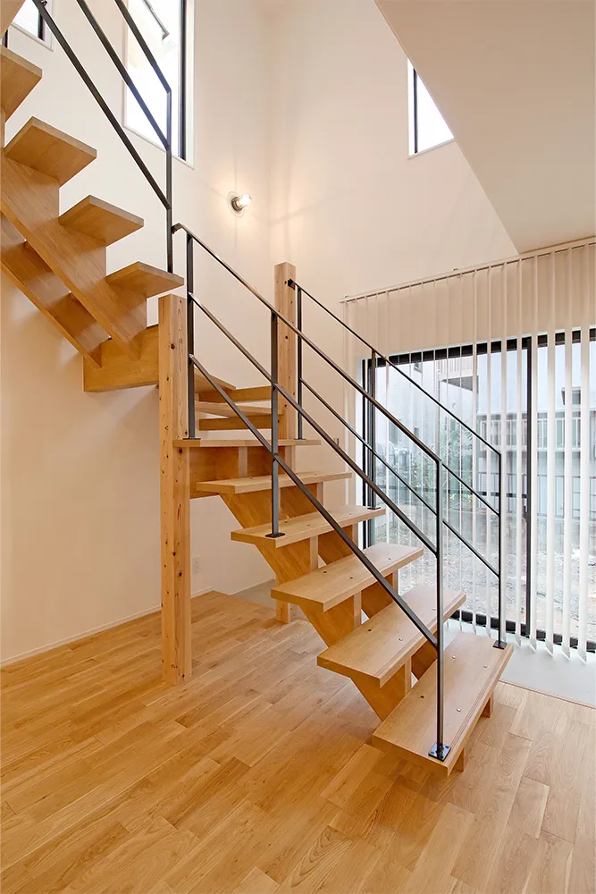 玄関土間がある回遊動線の家